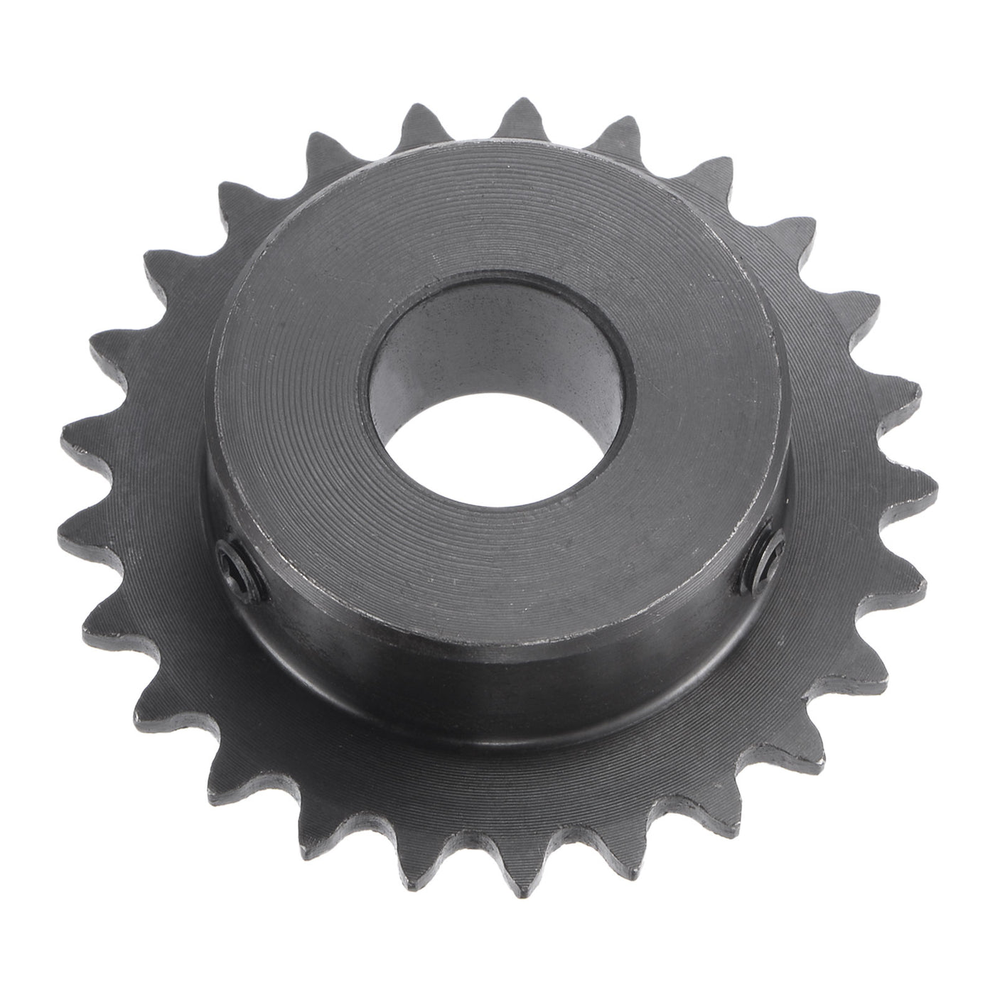 uxcell Uxcell 25 Teeth Sprocket 1/4" Pitch, 15mm Bore Carbon Steel with Set Screws