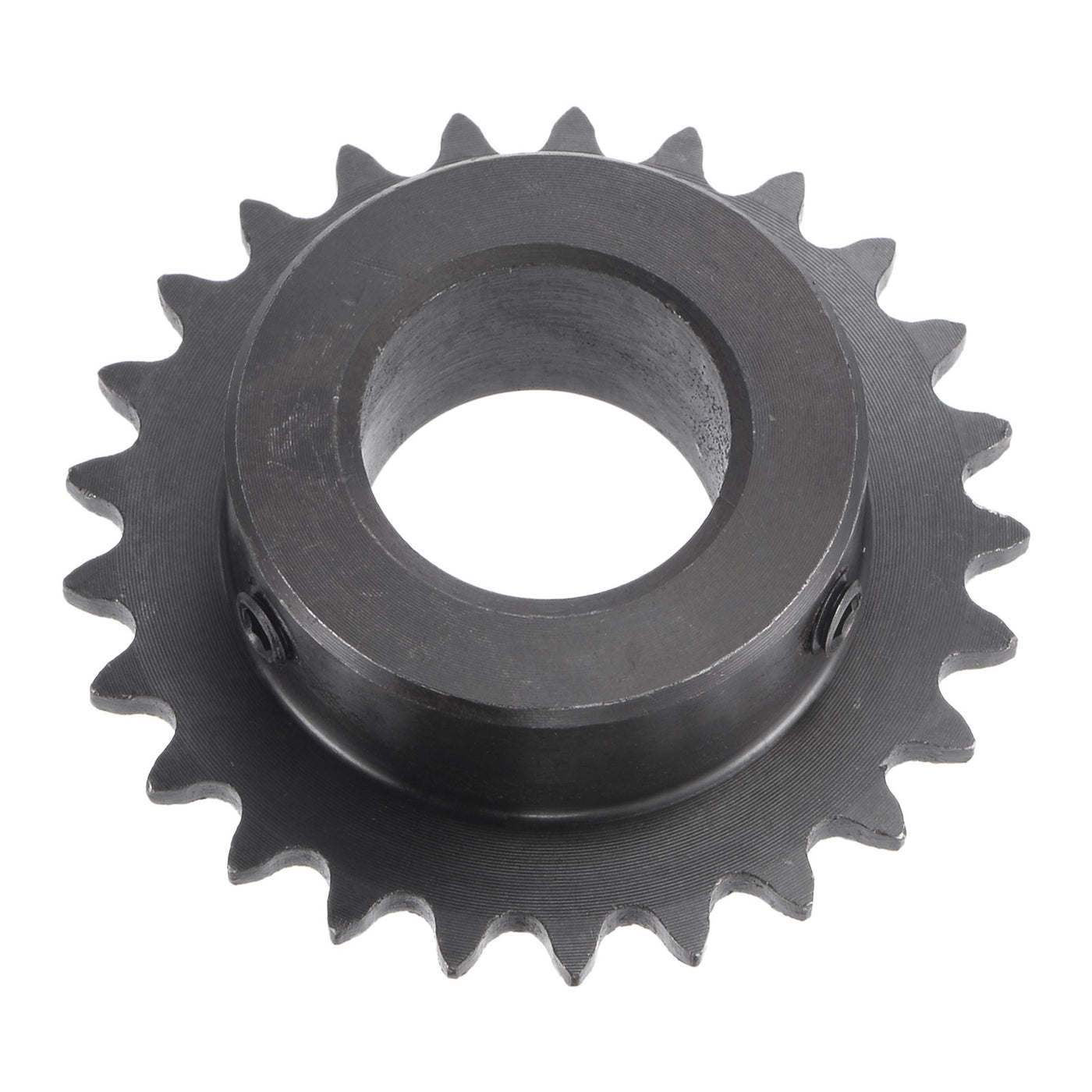 uxcell Uxcell 25 Teeth Sprocket 1/4" Pitch, 20mm Bore Carbon Steel with Set Screws