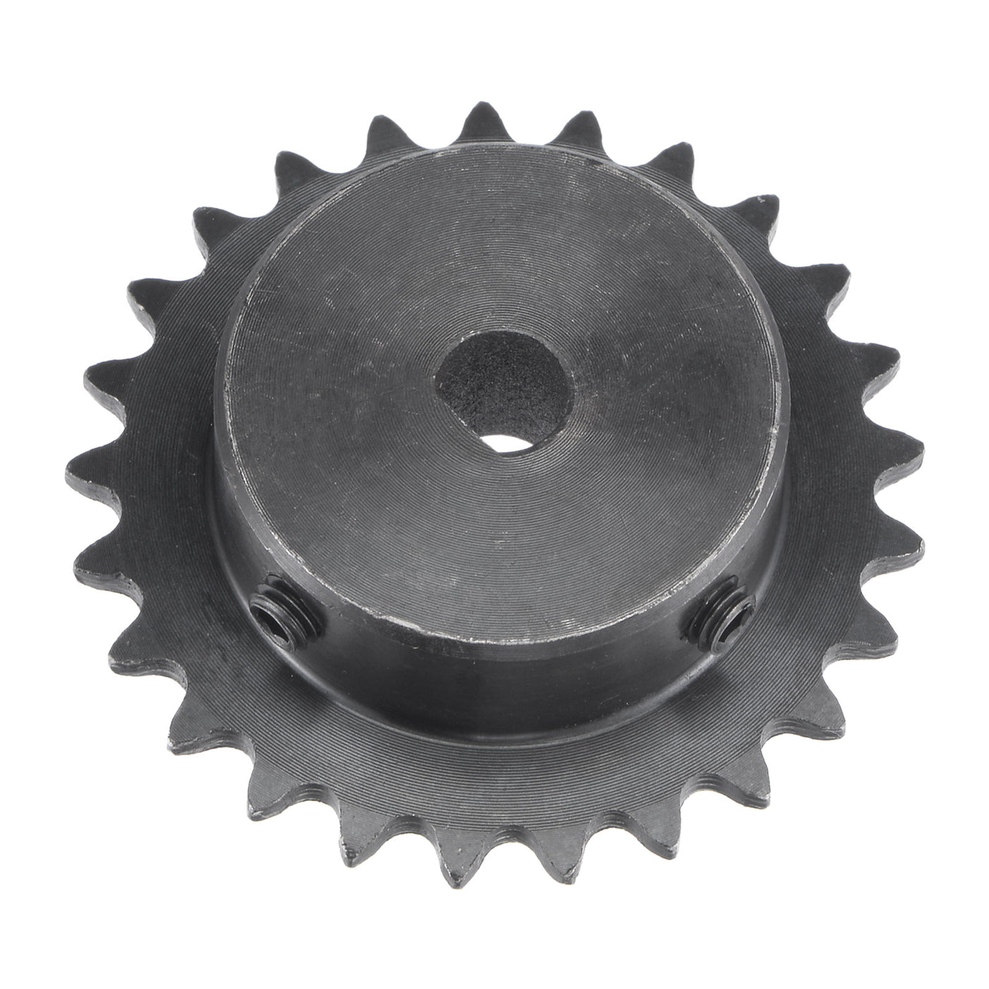 uxcell Uxcell 25 Teeth Sprocket 1/4" Pitch, 8 x 7.5mm Bore Carbon Steel with Set Screws