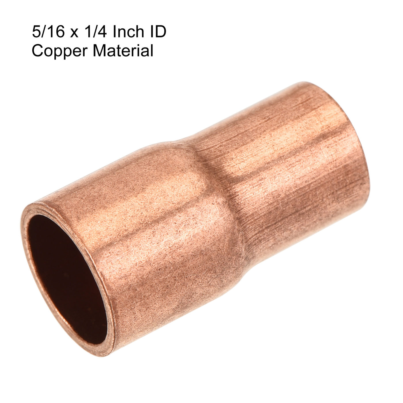 Harfington 5er Pack Drehen Kupfer Gerade Schweiß Ende 5/16 x 1/4" für HVAC Kühlung Adapter