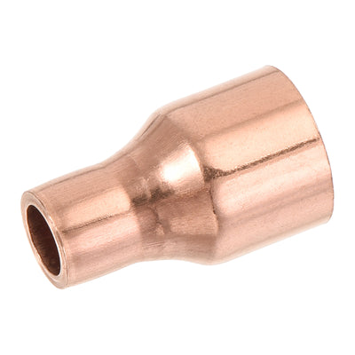 Harfington Drehen Kupfer Gerade Schweiß Ende 1/2 x 1/4" für HVAC Kühlung Adapter