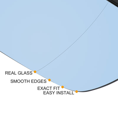 Harfington 1 Paar Auto Rückspiegelglas 51167039595 51167039596 mit beheizbarem