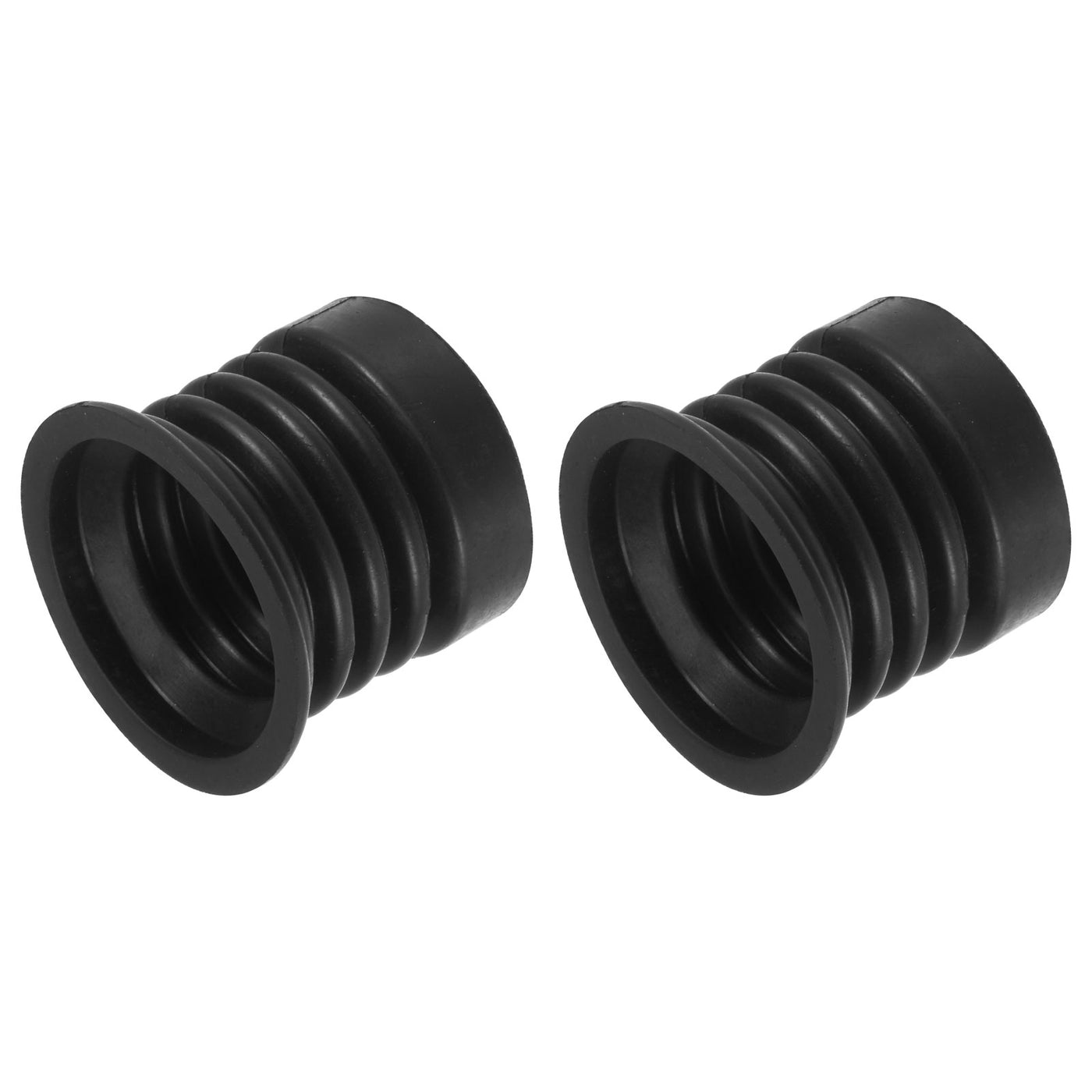 Harfington Paket mit 2 Abflussrohr Silikon Dichtungsring für Küche 46mm Schwarz