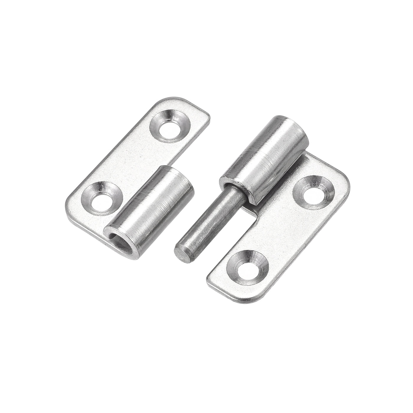 uxcell Uxcell Lift Off Hinge, 1.5" 304 Stainless Steel Left Detachable Small Slip Joint Flag Hinges 6pcs