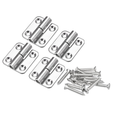 Harfington Lift Off Hinge 304 Stainless Steel Detachable Small Slip Joint Flag Hinges