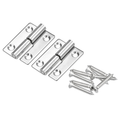 Harfington Lift Off Hinge,  304 Stainless Steel Detachable Small Slip Joint Flag Hinges