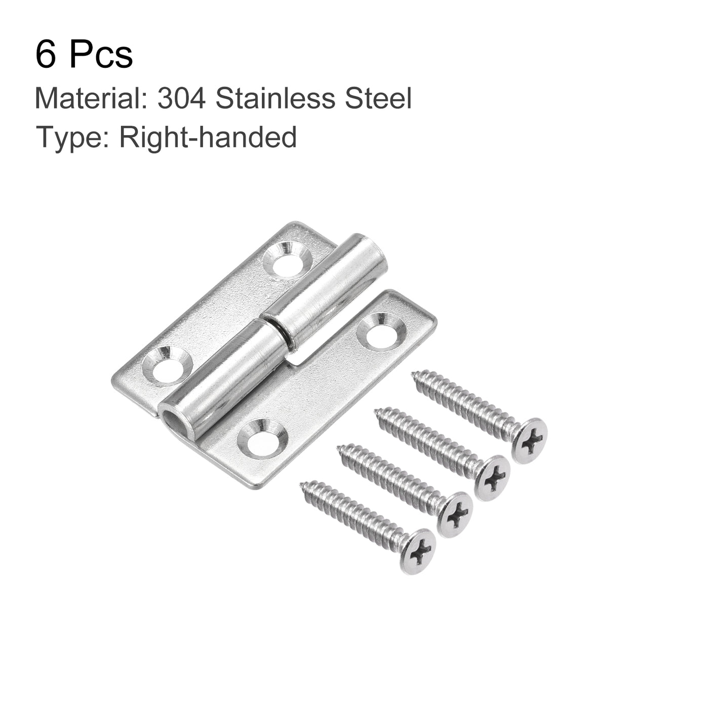 Harfington Lift Off Hinge, 304 Stainless Steel Detachable Slip Joint Flag Hinge