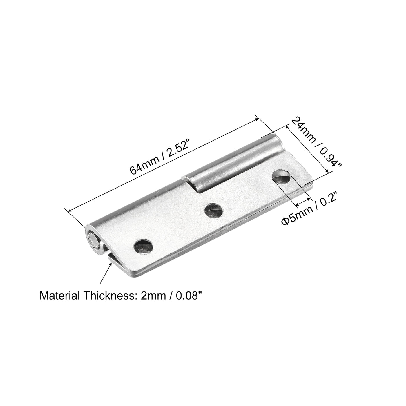 Harfington Lift Off Hinge, 304 Stainless Steel Slip Joint Flag Hinge