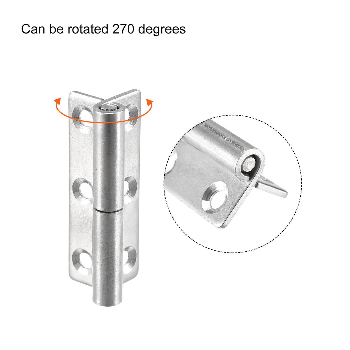 Harfington Lift Off Hinge, 304 Stainless Steel Slip Joint Flag Hinge