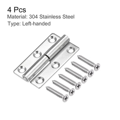 Harfington Lift Off Hinge 304 Stainless Steel Detachable Slip Joint Flag Hinge