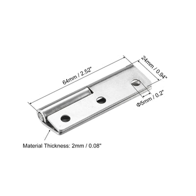 Harfington Lift Off Hinge 304 Stainless Steel Detachable Slip Joint Flag Hinge