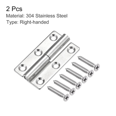 Harfington Lift Off Hinge, 304 Stainless Steel Slip Joint Flag Hinge