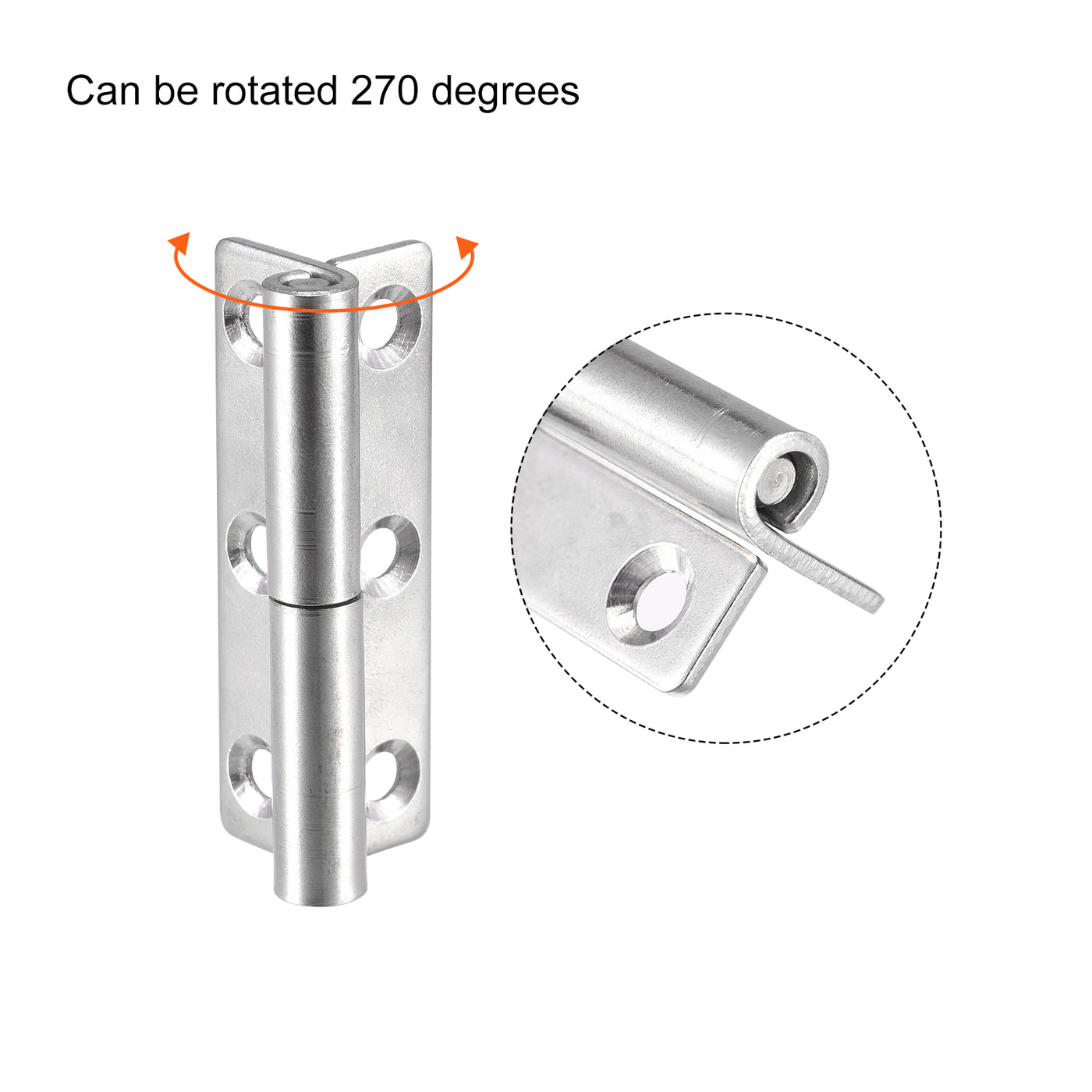 Harfington Lift Off Hinge, 304 Stainless Steel Slip Joint Flag Hinge