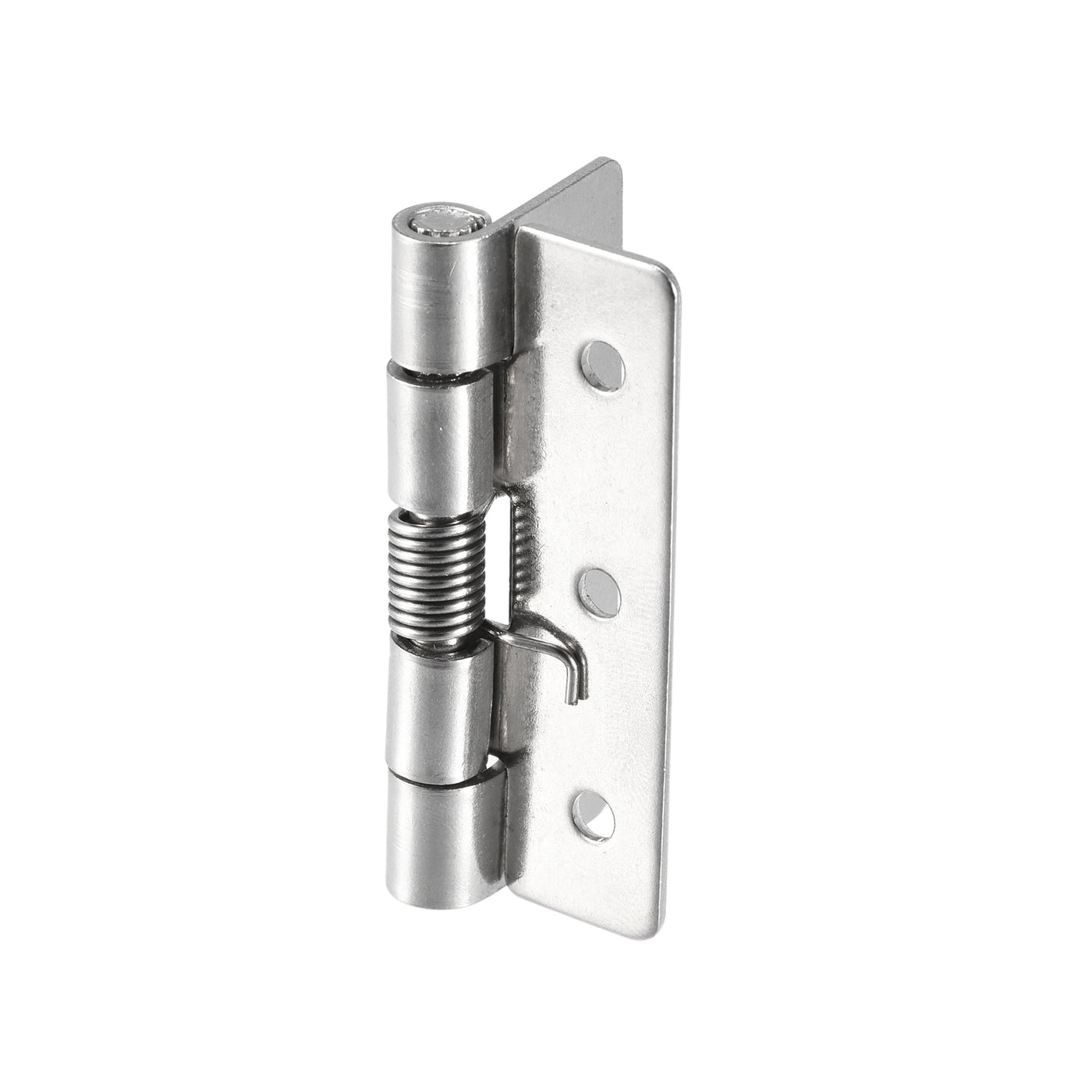 uxcell Uxcell Spring Loaded Hinges, 2.5" 304 Stainless Steel Self Closing Hinge for Cabinet 2pcs