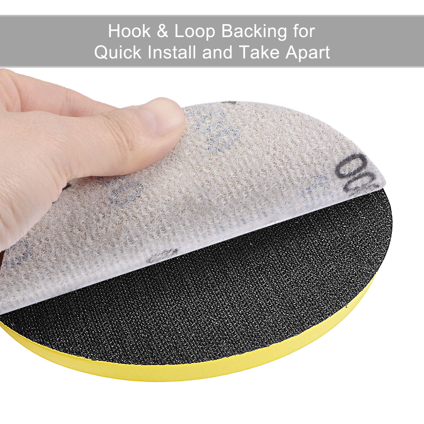 uxcell Uxcell Sanding Disc Hook and Loop Wet Dry Usable Silicon Carbide