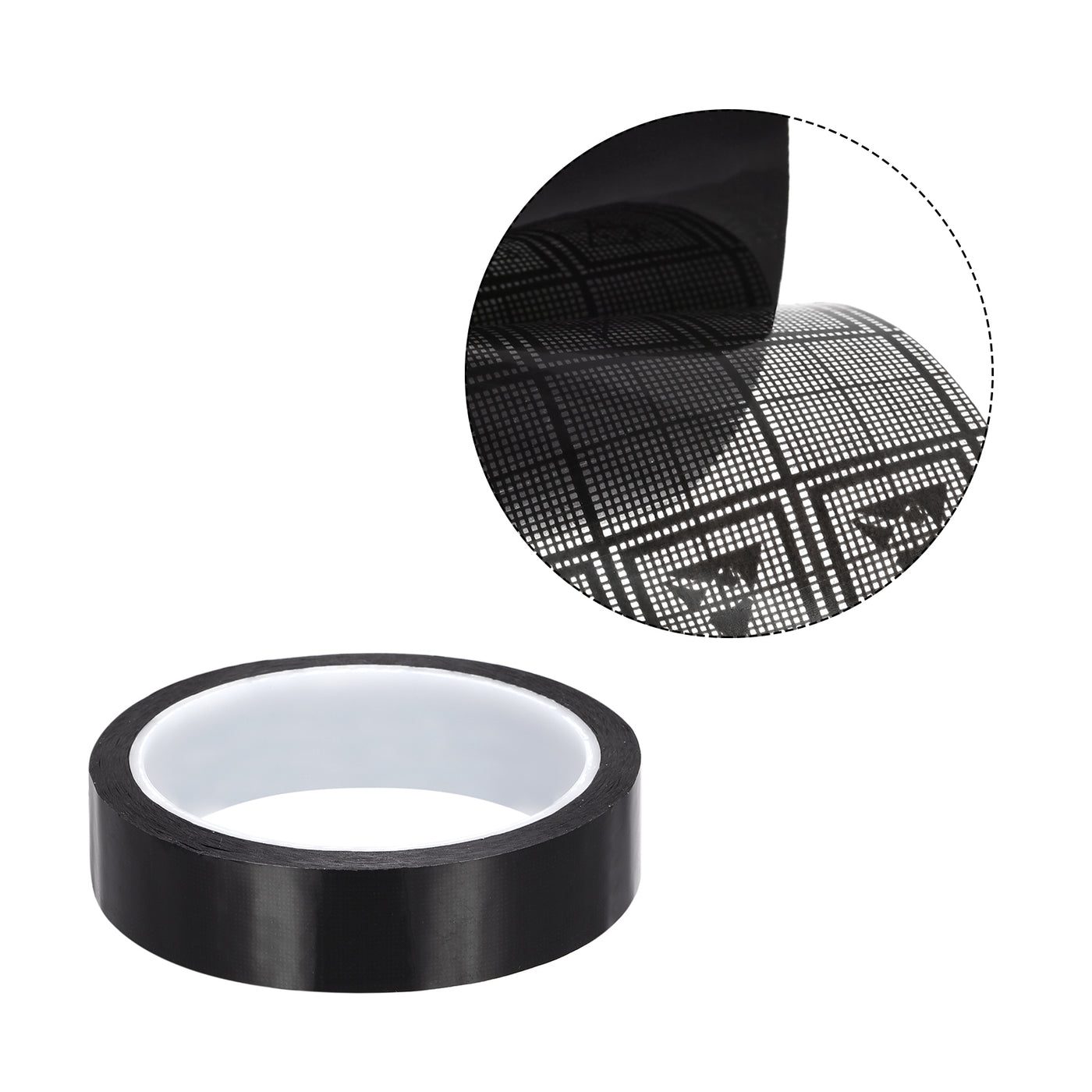 Harfington Adhesive Grid ESD Tape 0.79 Inch Wide x 118 FT Long Conductive Grid Tape, Black