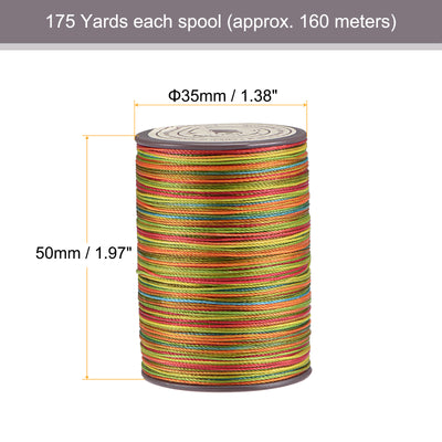 Harfington Thin Waxed Thread Dia Polyester Wax Coated Cord