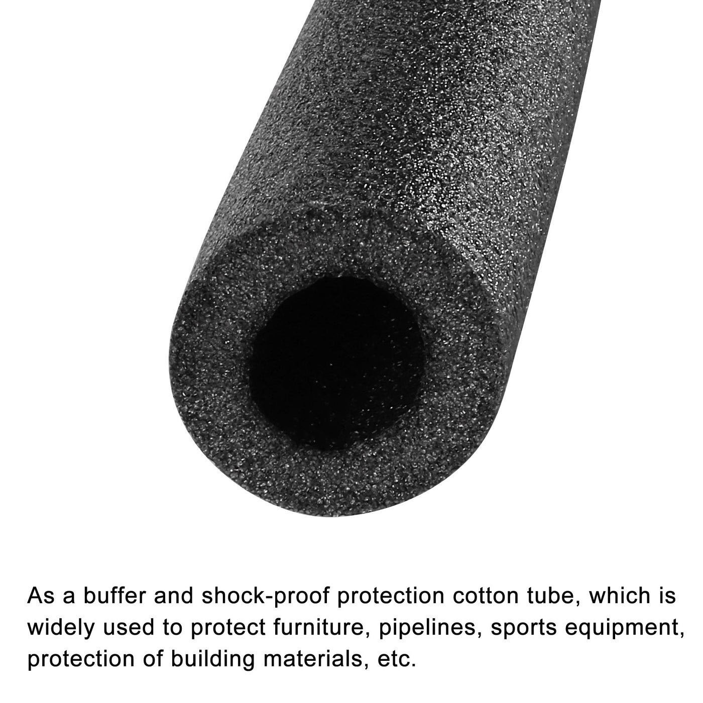 Harfington Foam Tube Sponge Protective Sleeve Heat Preservation Sleeve Pipe for Pipe Insulation