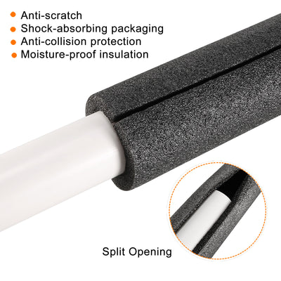 Harfington Foam Tube Sponge Protective Sleeve Heat Preservation Sleeve Polyethylene Pipe for Pipe Insulation