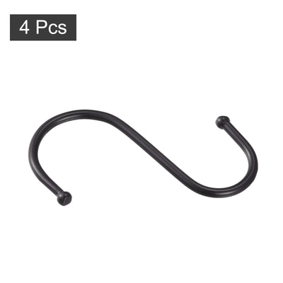 Harfington Uxcell S Hooks Stainless Steel Hangers for Hanging Kitchenware, Bathroom Supplies