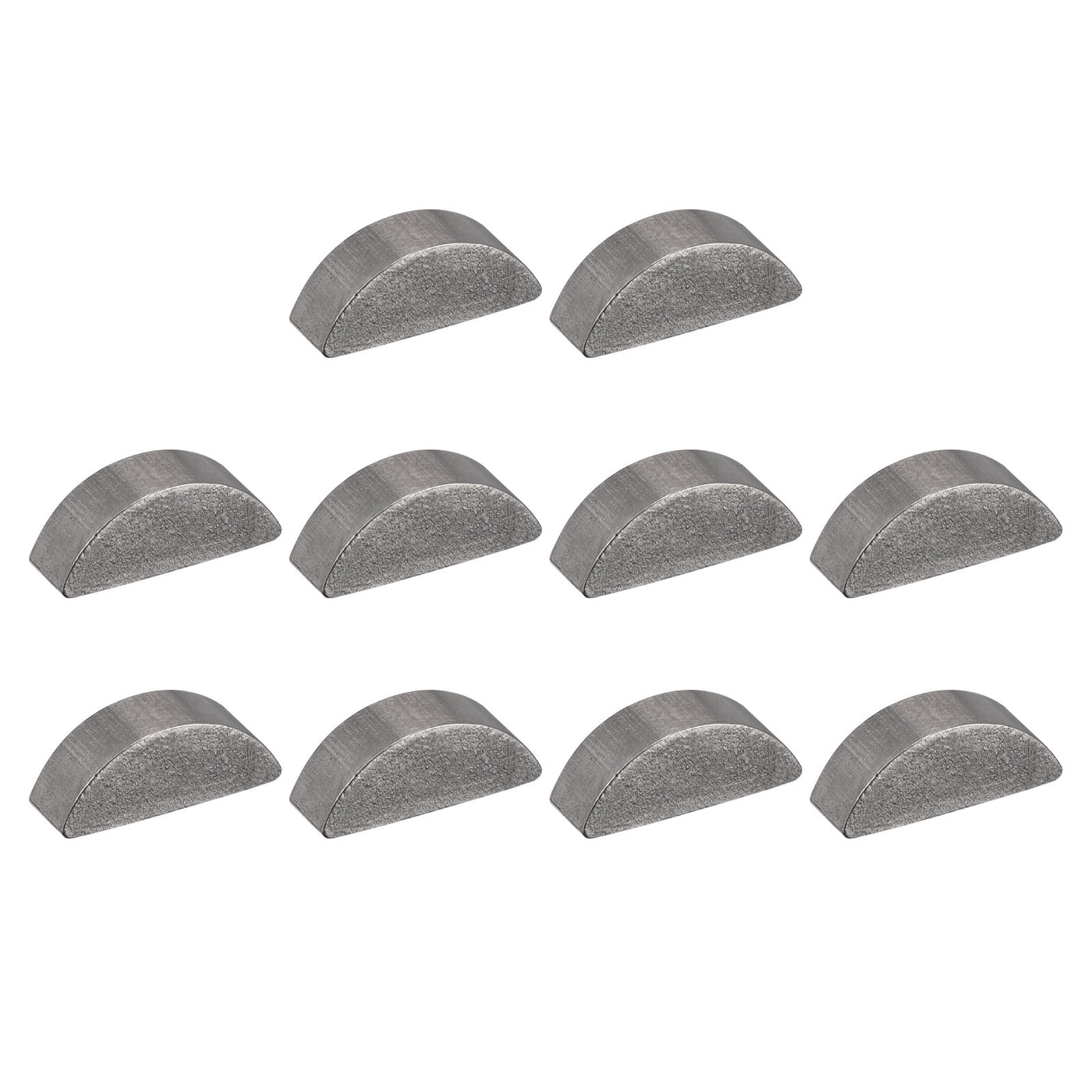 uxcell Uxcell Woodruff Keys, 25pcs Steel 4mm Width x 5mm Height x 13mm Diameter