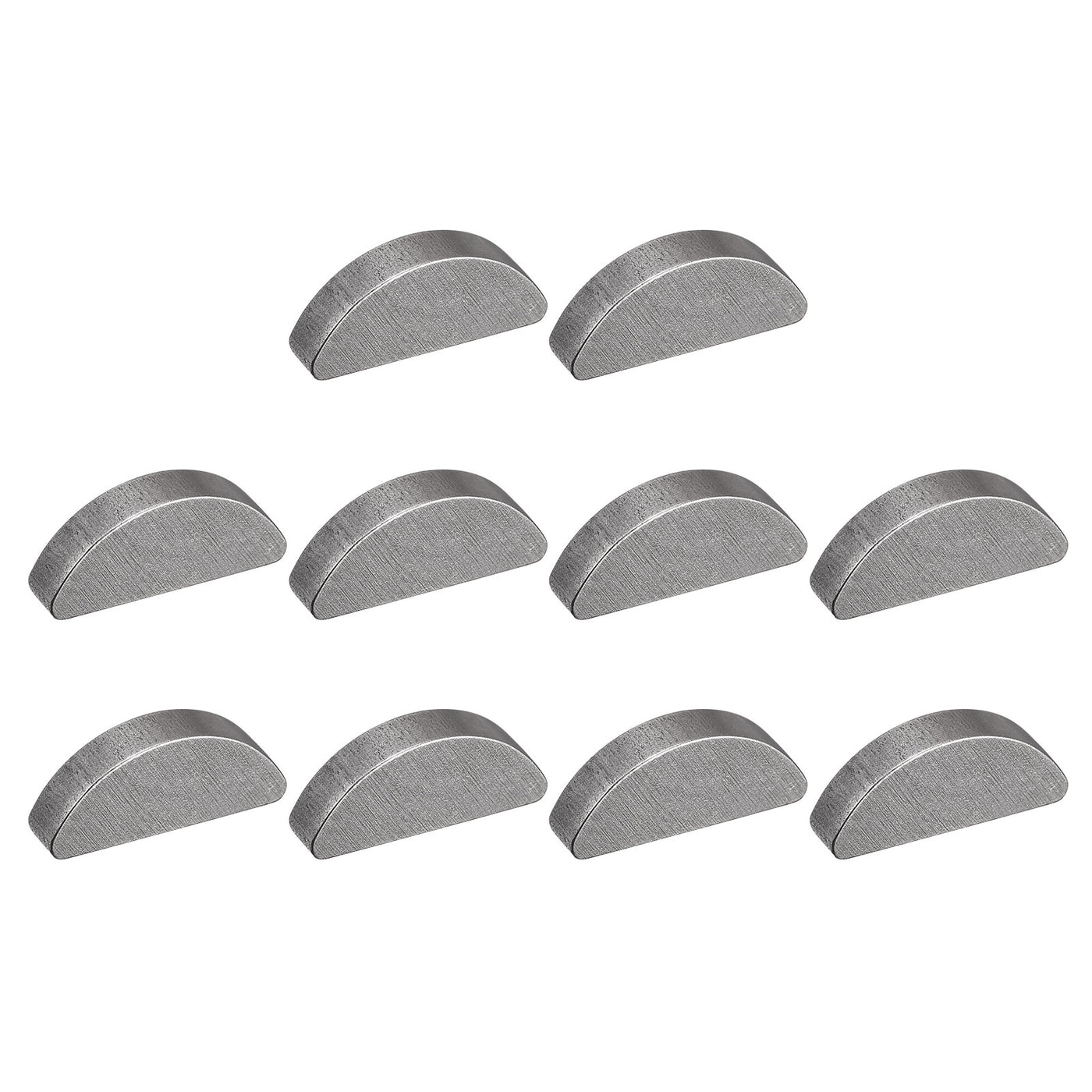 uxcell Uxcell Woodruff Keys, 10pcs Steel 3mm Width x 6.5mm Height x 16mm Diameter