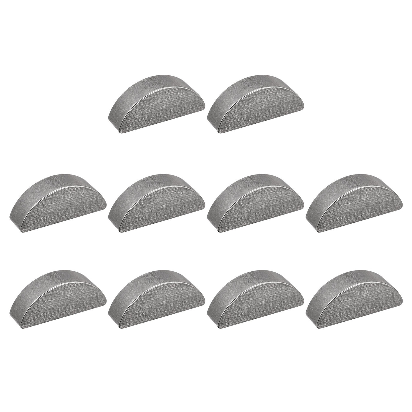 uxcell Uxcell Woodruff Keys, 10pcs Steel 7mm Width x 11mm Height x 28mm Diameter