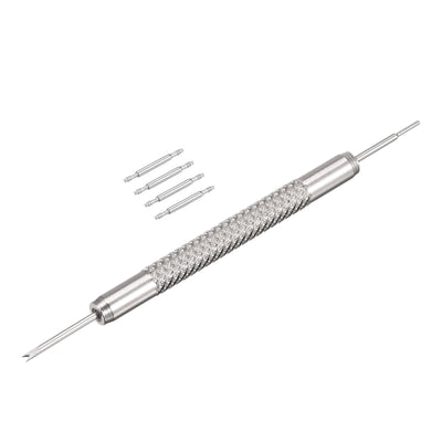 Harfington Uxcell Stainless Steel 12mm Watch Spring Bars 4Pcs with Dia 1.5mm Spring Bar Removal