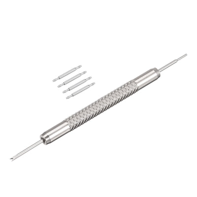 Harfington Uxcell Stainless Steel 13mm Watch Spring Bars 4Pcs with Dia 1.5mm Spring Bar Removal