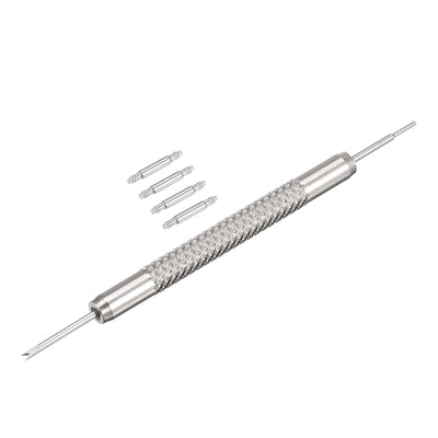 Harfington Uxcell Stainless Steel 10mm Watch Spring Bars 4Pcs with Dia 1.8mm Spring Bar Removal