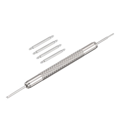 Harfington Uxcell Stainless Steel 19mm Watch Spring Bars 4Pcs with Dia 1.8mm Spring Bar Removal