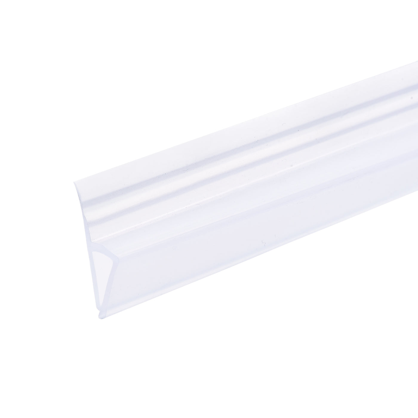 uxcell Uxcell Frameless Glass Shower Door Sweep 59.06" for 1/4"(6mm) Glass H-Type Seal Strip