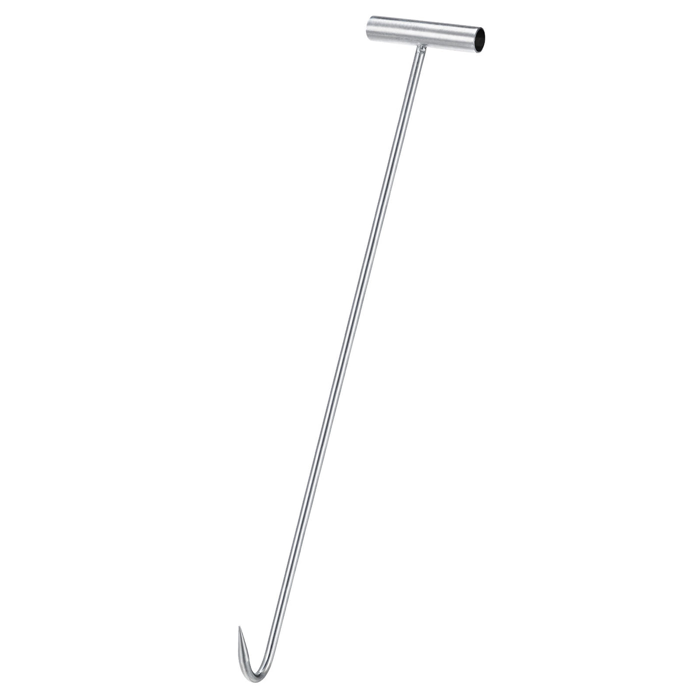 uxcell Uxcell 23" T-Handle Meat Boning Hook, Galvanized T Hooks for Restaurant 1Pcs