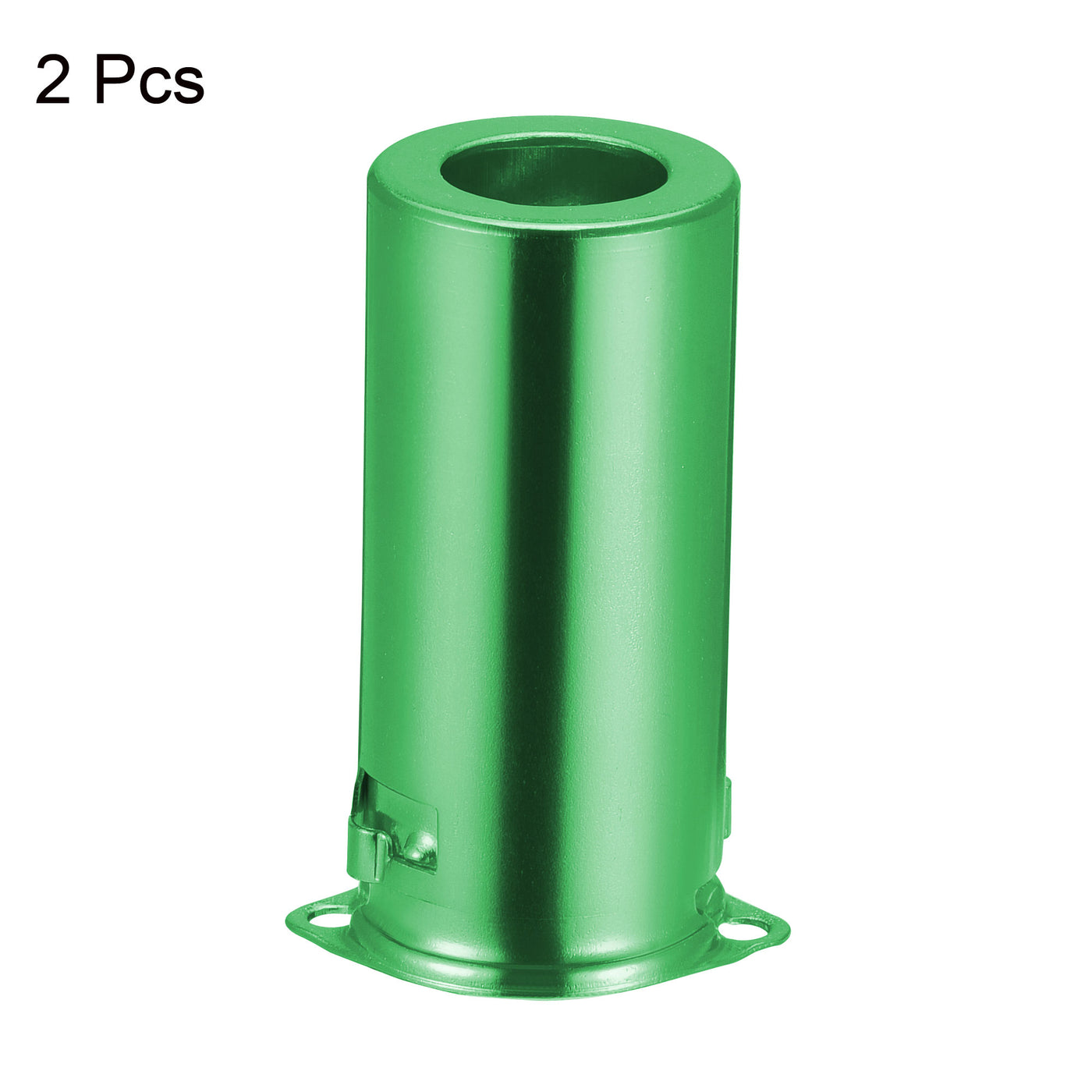 Harfington 9pin Ceramic Vacuum Tube Socket 53mm Aluminum Shield for 12AX7 12AU7 Tube Green 2pcs