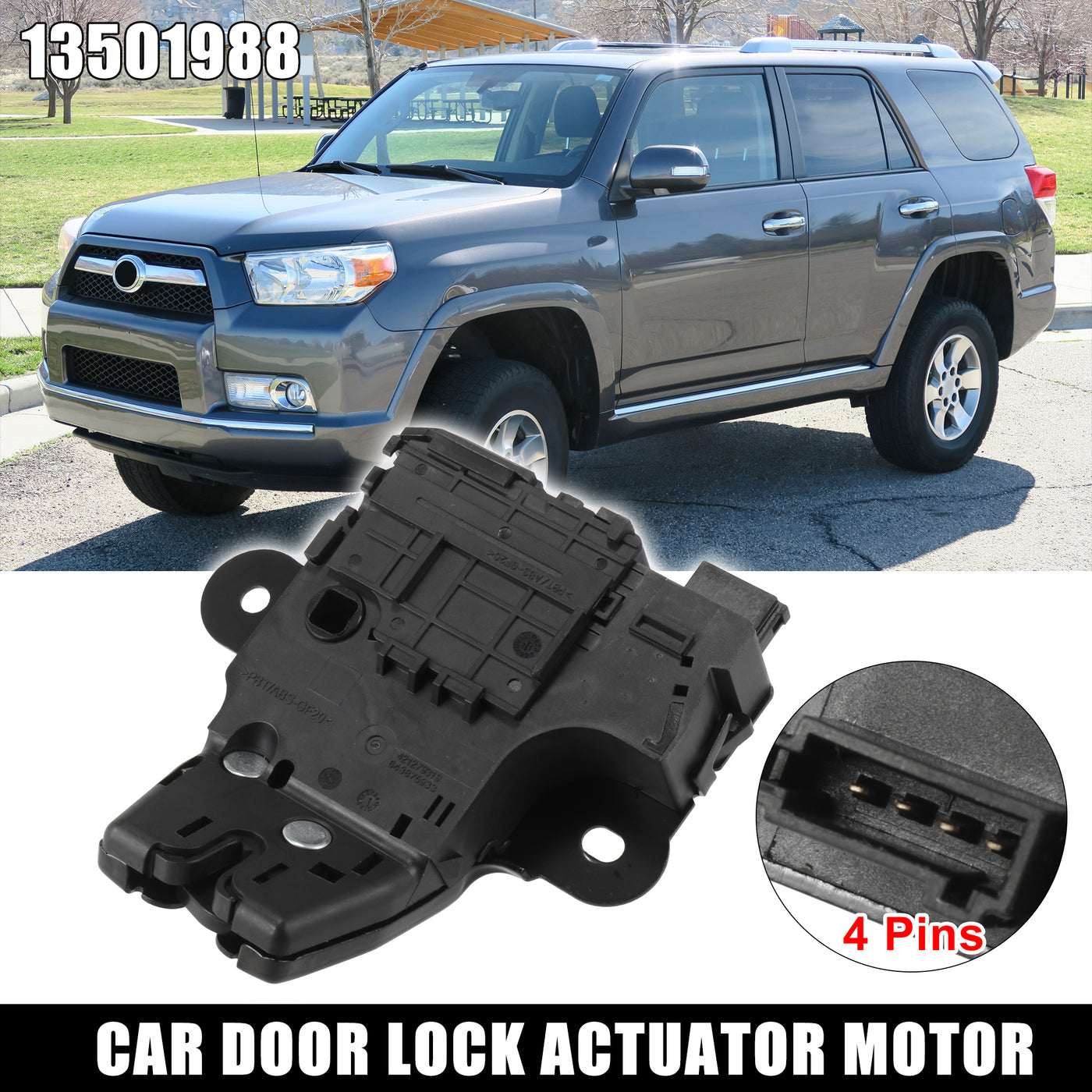 X AUTOHAUX Car Door Lock Actuator Motor Rear Side 13501988 557795741 545255965 687996079 Tailgate Latch Hatch Liftgate Actuator for Chevy Malibu 2013-2018