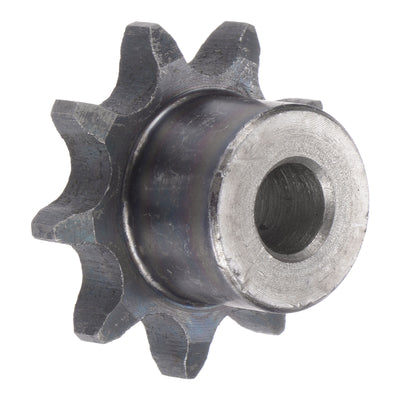 Harfington Uxcell 9 Teeth Sprocket Single Strand 1/2" Pitch, 10mm Bore Carbon Steel