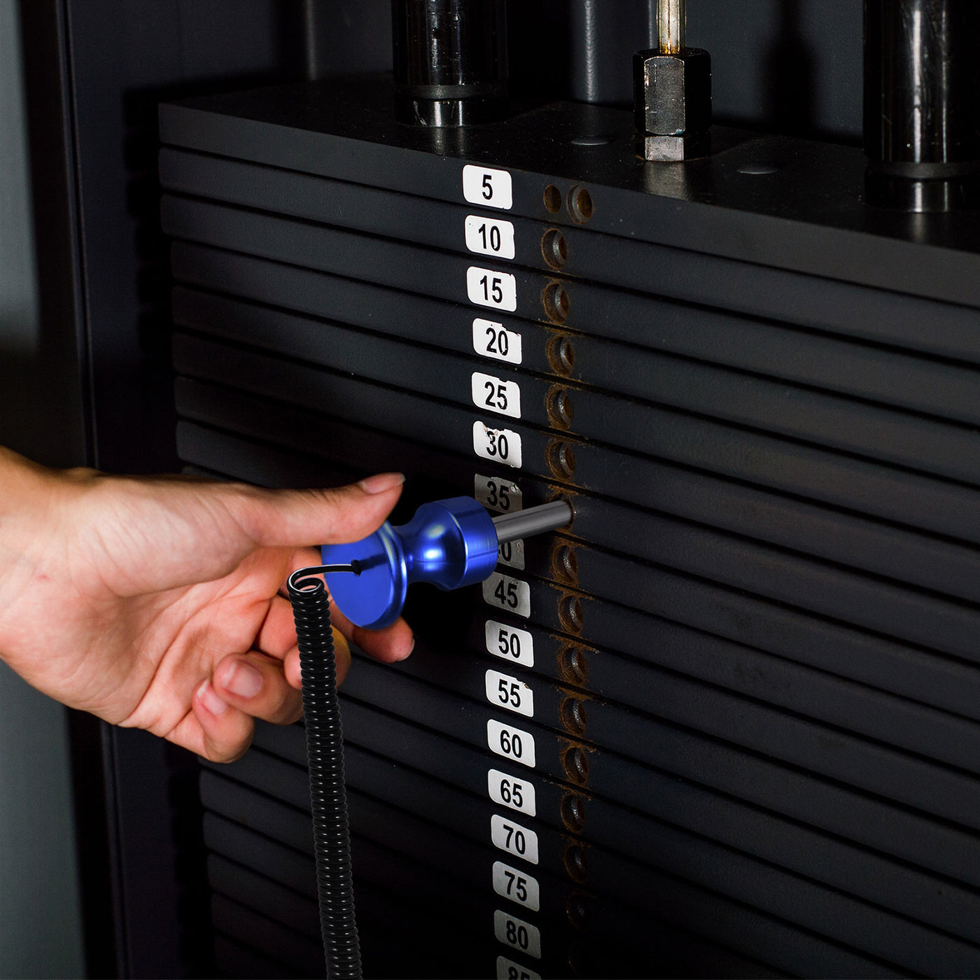 uxcell Uxcell Weight Stack Pins with Pull Rope Magnetic Strength Training