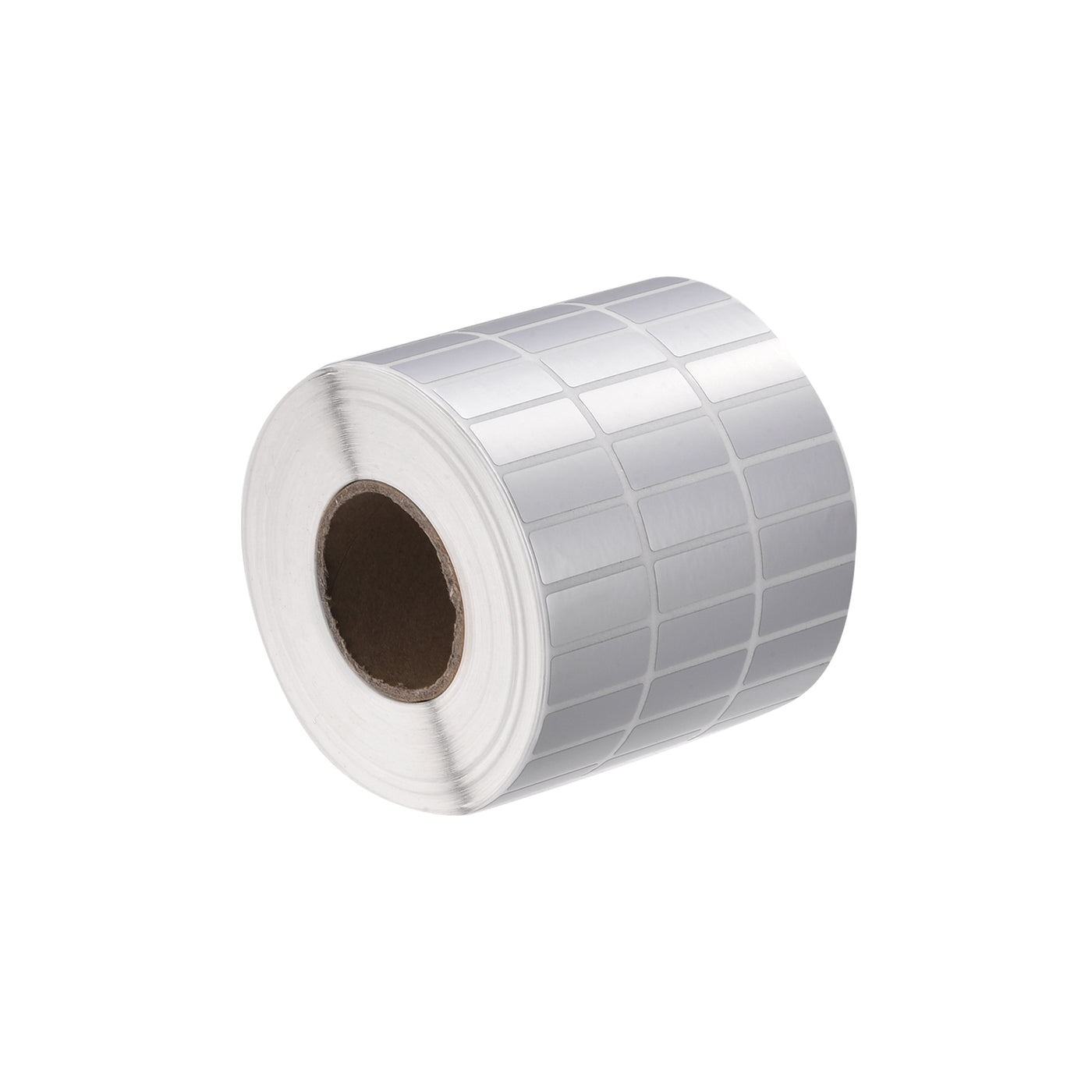 Harfington Rectangle Label Sticker Metallic Silver 1x0.4 Inch in 1 Row 10000 Labels 1 Roll