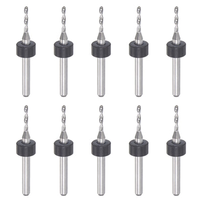 Harfington Uxcell Tungsten Carbide CNC Engraving Micro PCB Drill Bits Tool