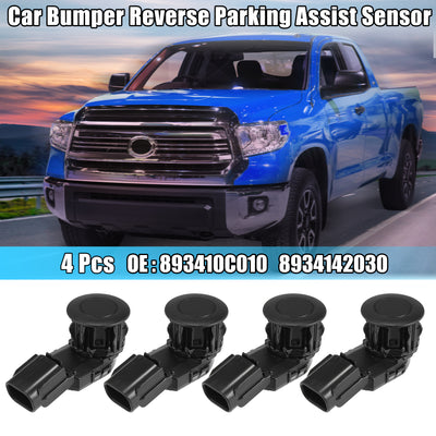 Harfington 4 Pcs Car Bumper Reverse Parking Assist Sensor for Toyota RAV4 2016-2018 for Toyota Tundra 2014-2018 893410C010 8934142030 893410C011