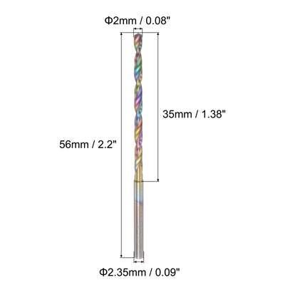 Harfington Uxcell Micro Engraving Drill Bits, High-Speed Steel, Uncoated