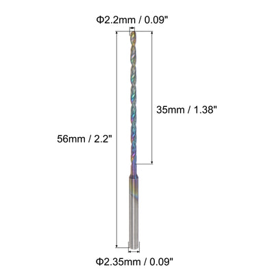 Harfington Uxcell Micro Engraving Drill Bits, High-Speed Steel Uncoated