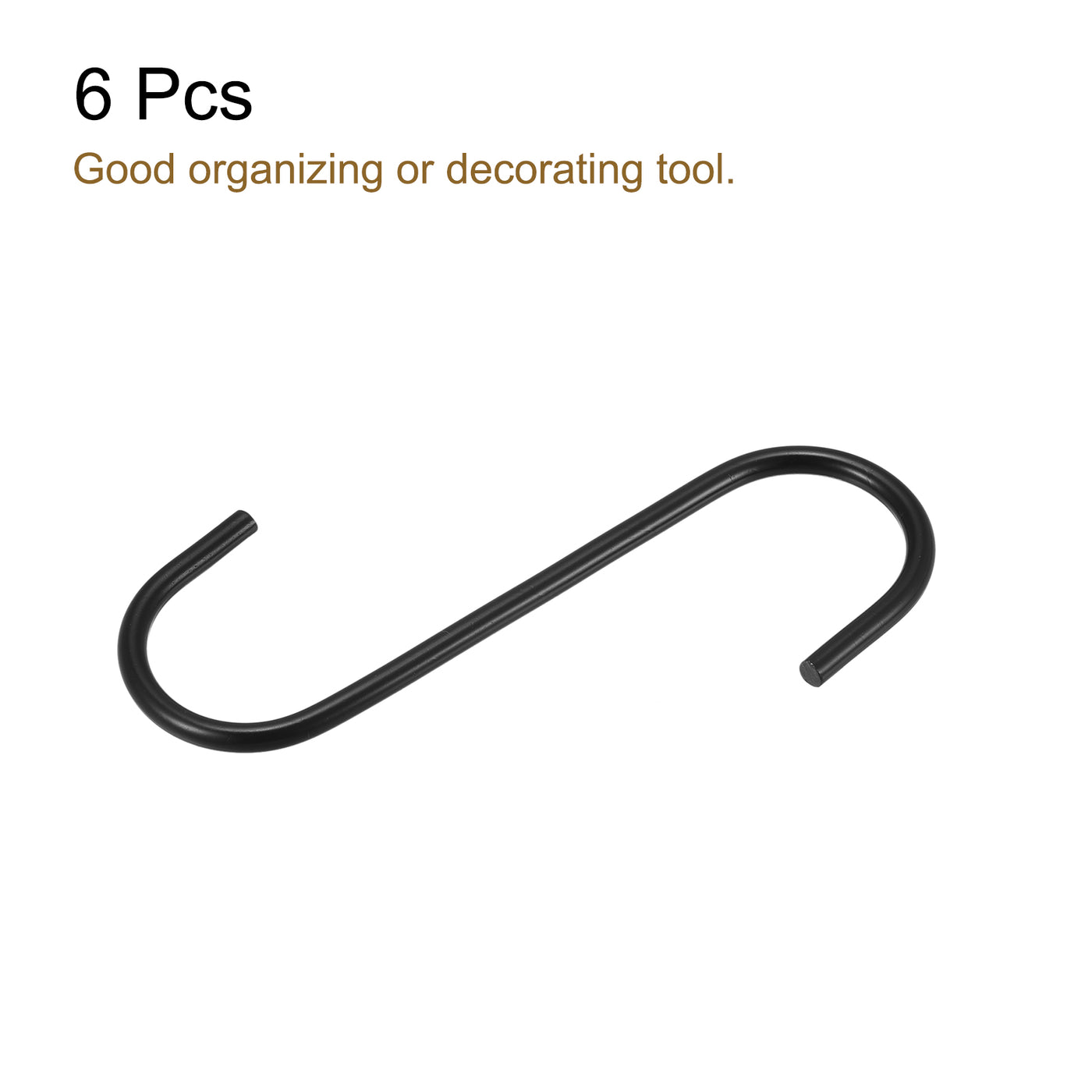 Harfington S Hanging Hooks, Extra Long Steel Hanger, Indoor Outdoor Uses for Garden, Bathroom, Closet