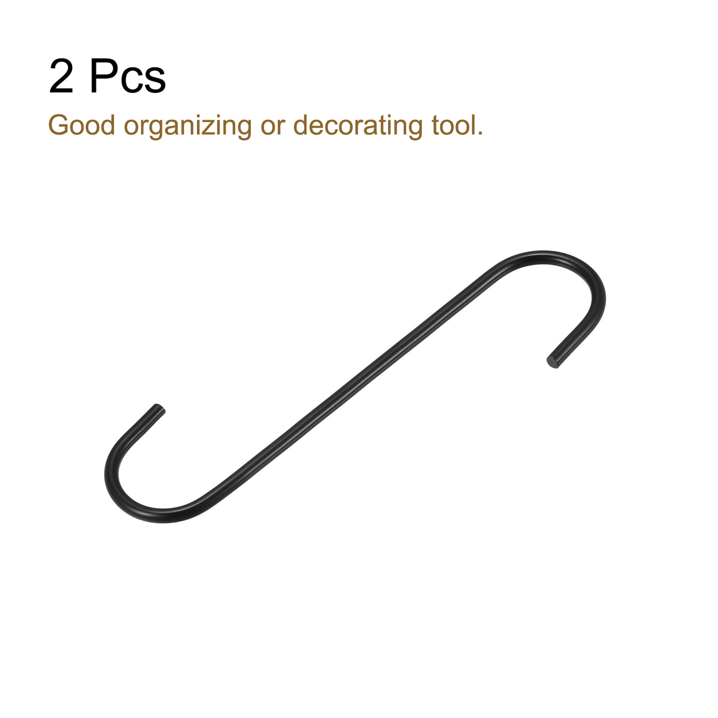 Harfington S Hanging Hooks, Extra Long Steel Hanger, Indoor Outdoor Uses for Garden, Bathroom, Closet, Workshop, Kitchen