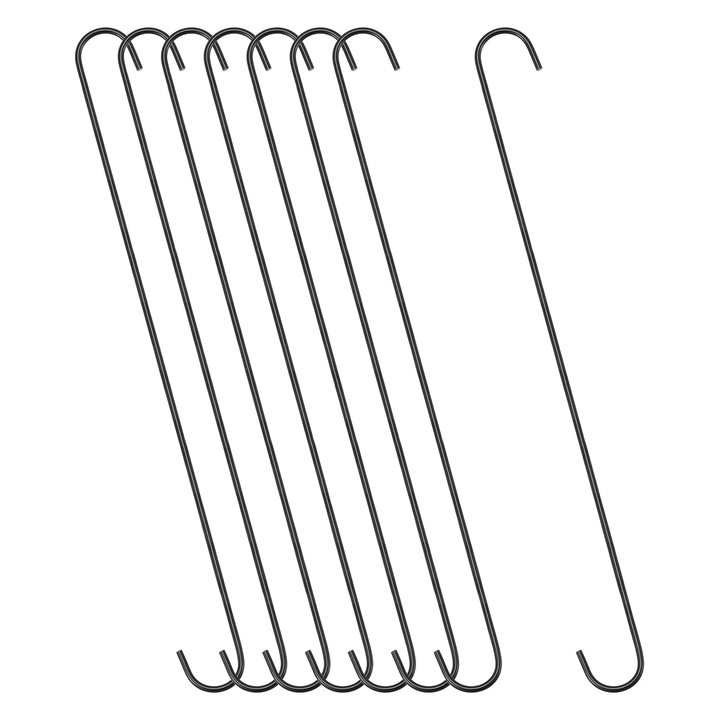 Harfington S Hanging Hooks, Extra Long Steel Hanger, Indoor Outdoor Uses for Garden, Closet, Workshop, Kitchen