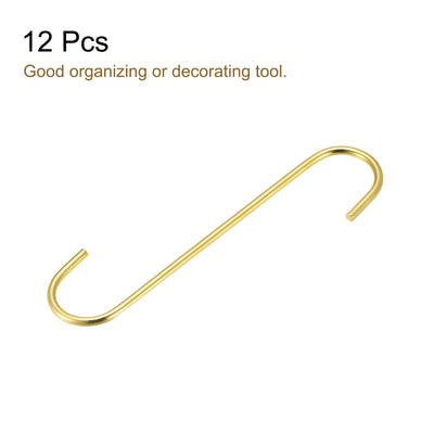 Harfington S Hanging Hooks, Extra Long Steel Hanger, Indoor Outdoor Uses for Garden, Bathroom, Kitchen