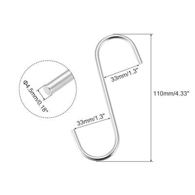 Harfington S Hanging Hooks, Extra Long Steel Hanger, Indoor Outdoor Uses for Garden, Bathroom, Closet, Workshop, Kitchen