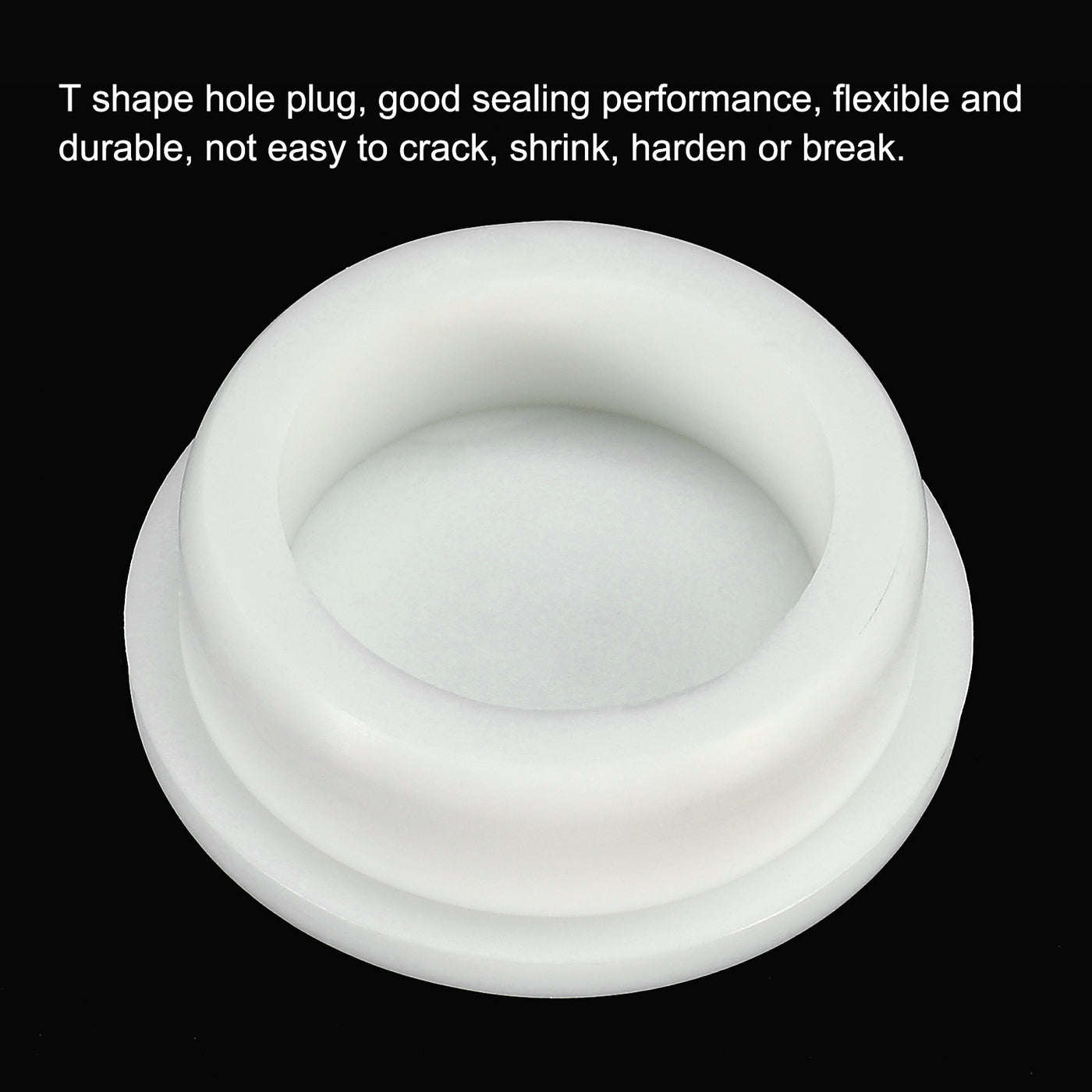 Harfington Silicone Rubber Hole Plug White Stopper for Hole