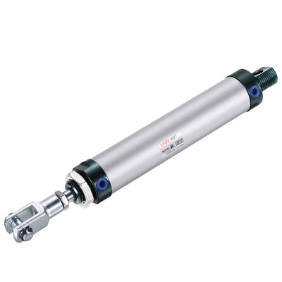 Harfington Air Cylinder Double Action Bore Stroke with Y Connector and Quick Fitting Set