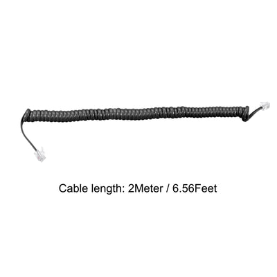 Harfington Telephone Handset Cord, Coiled Landline Phone Handset Cable for Home or Office